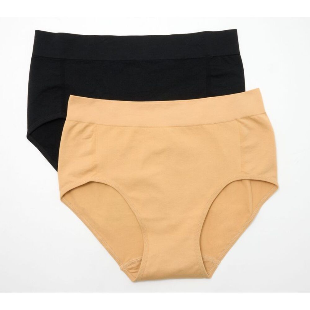 Gloria Vanderbilt Women's Plus Sz Panties 1X Anybody Intimates Sandalwood